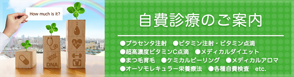 自費診療のご案内